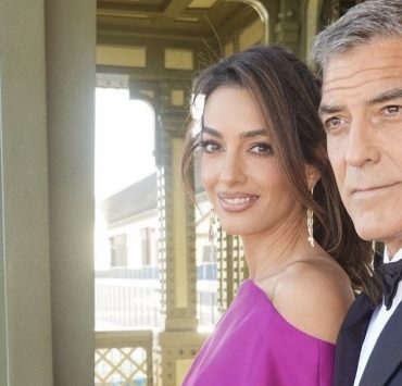 Джордж Клуни с супругой на вручении премии имени Чарли Чаплина