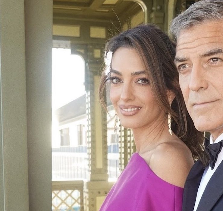 Джордж Клуні з дружиною на врученні премії імені Чарлі Чапліна