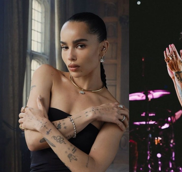 Зои Кравиц спровоцировала слухи о помолвке с Гарри Стайлсом