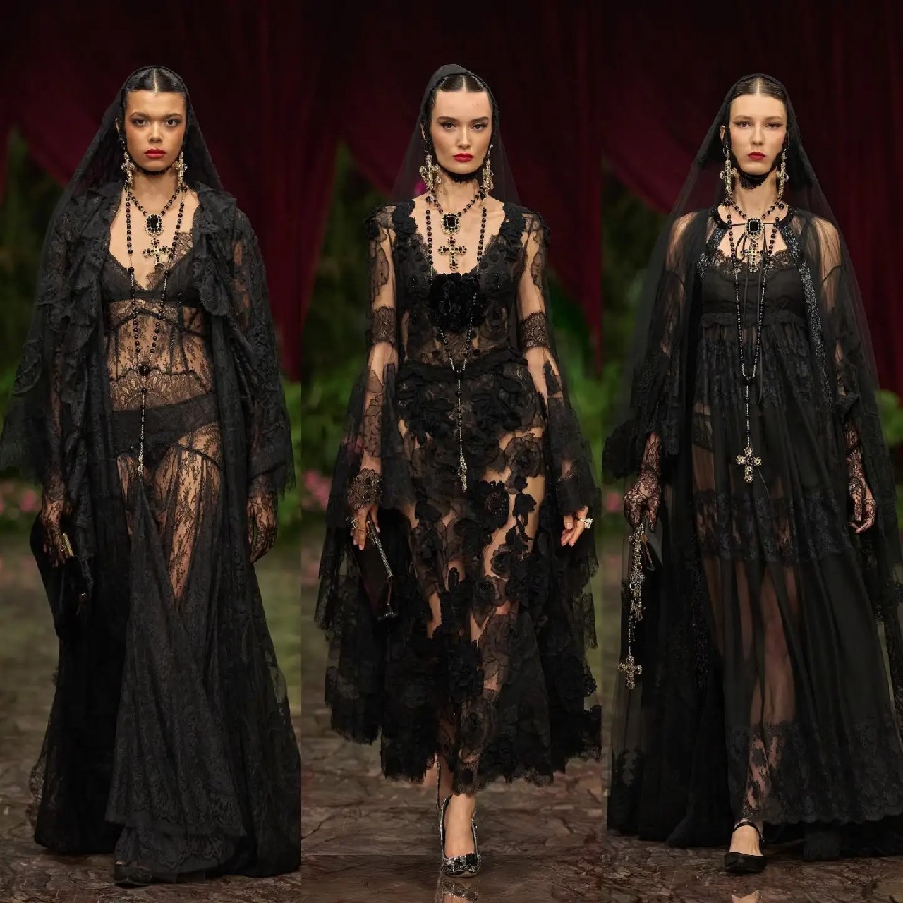 Дебют доньки Моніки Беллуччі та Джей Ло у фронтроу: Dolce & Gabbana представив нову кутюрну колекцію