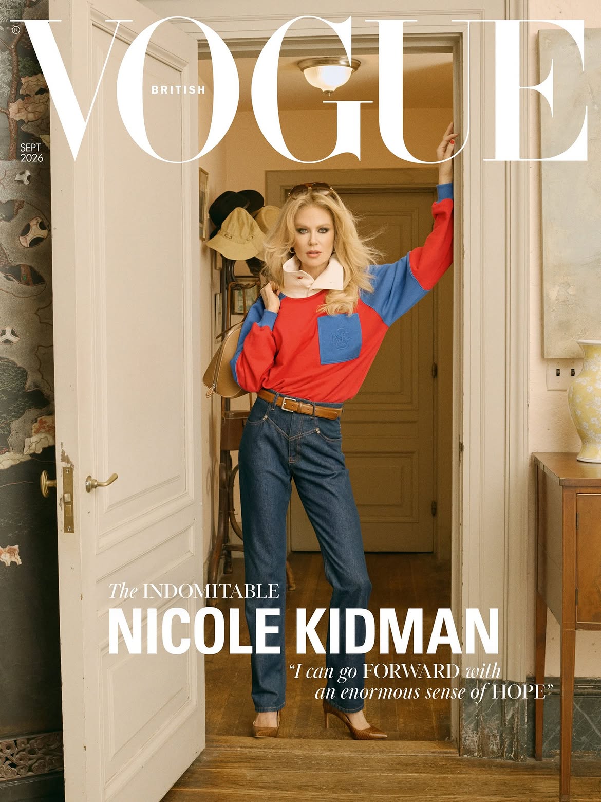 Не впізнати! Ніколь Кідман у яскравій зйомці британського Vogue