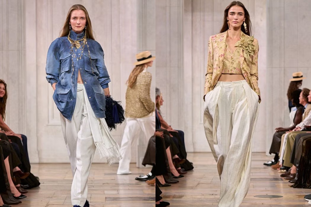 Шелк и потертый деним: Ralph Lauren представил коллекцию SS’27 в Нью-Йорке