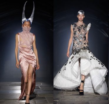 Ангелы и готические мотивы: McQueen показал тёмную сторону моды