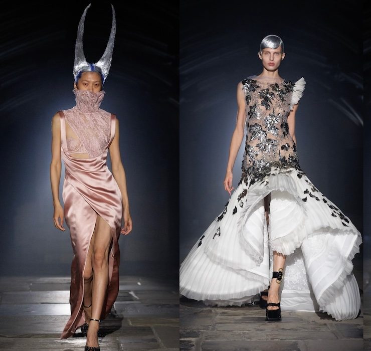 Янголи та готичні мотиви: McQueen показав темну сторону моди