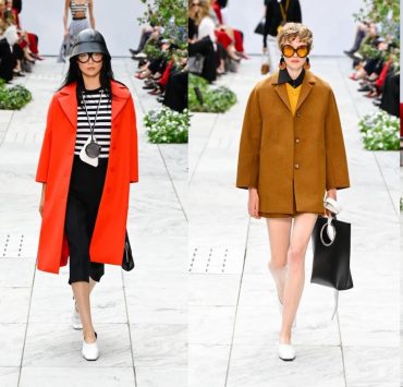 Michael Kors представил новую интерпретацию полоски на Неделе моды в Нью-Йорке