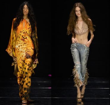 Леопард, стрази та пір’я: Roberto Cavalli показав, що ми носитимемо наступного сезону
