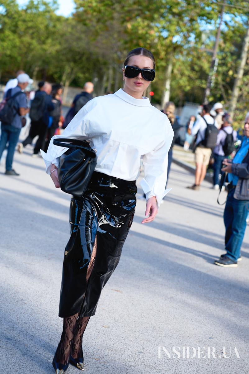 Street style PFW SS’27: осінні образи гостей показів Loewe та Givenchy