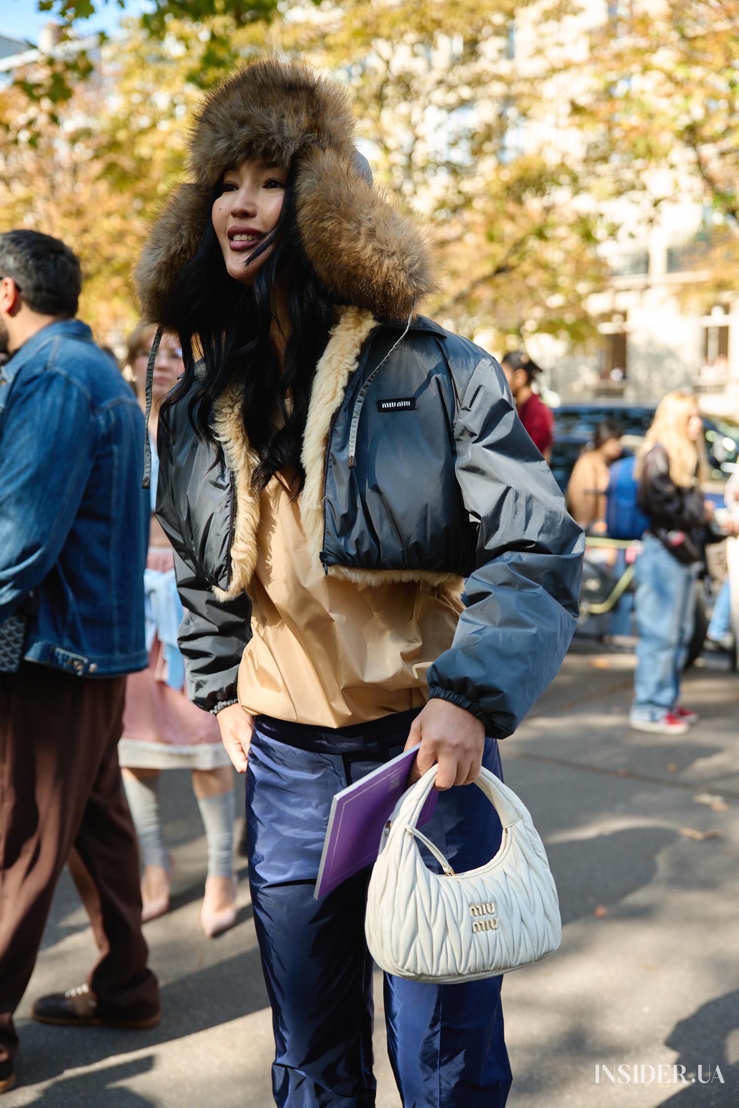Street style PFW SS’27: найяскравіші образи гостей показу Miu Miu