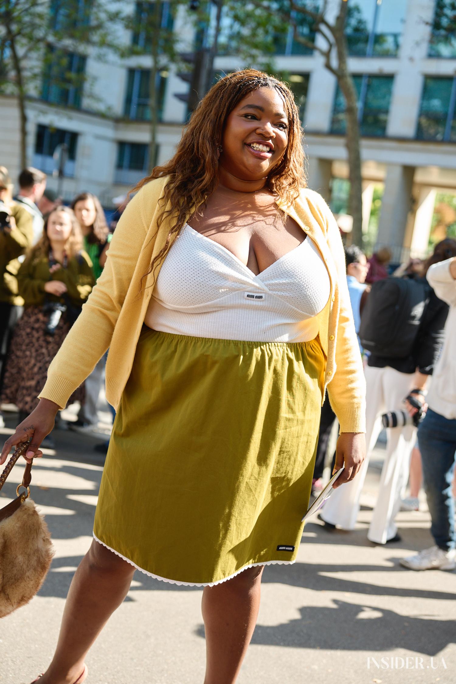 Street style PFW SS’27: найяскравіші образи гостей показу Miu Miu