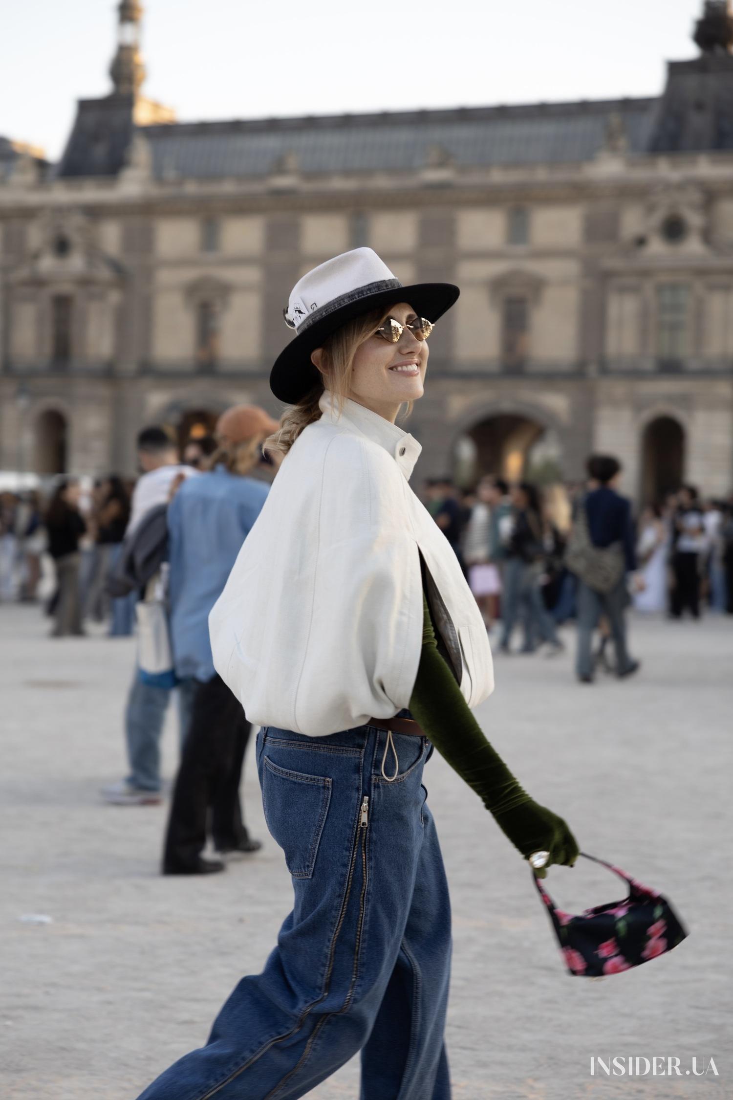 Гардероб Ірени Вінцюк на PFW: стилістичні прийоми, модні знахідки та неочікувані поєднання