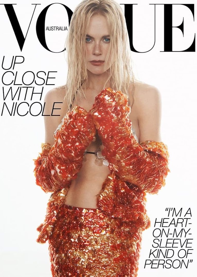 Ніколь Кідман продемонструвала ідеальний прес у новій зйомці для Vogue Australia